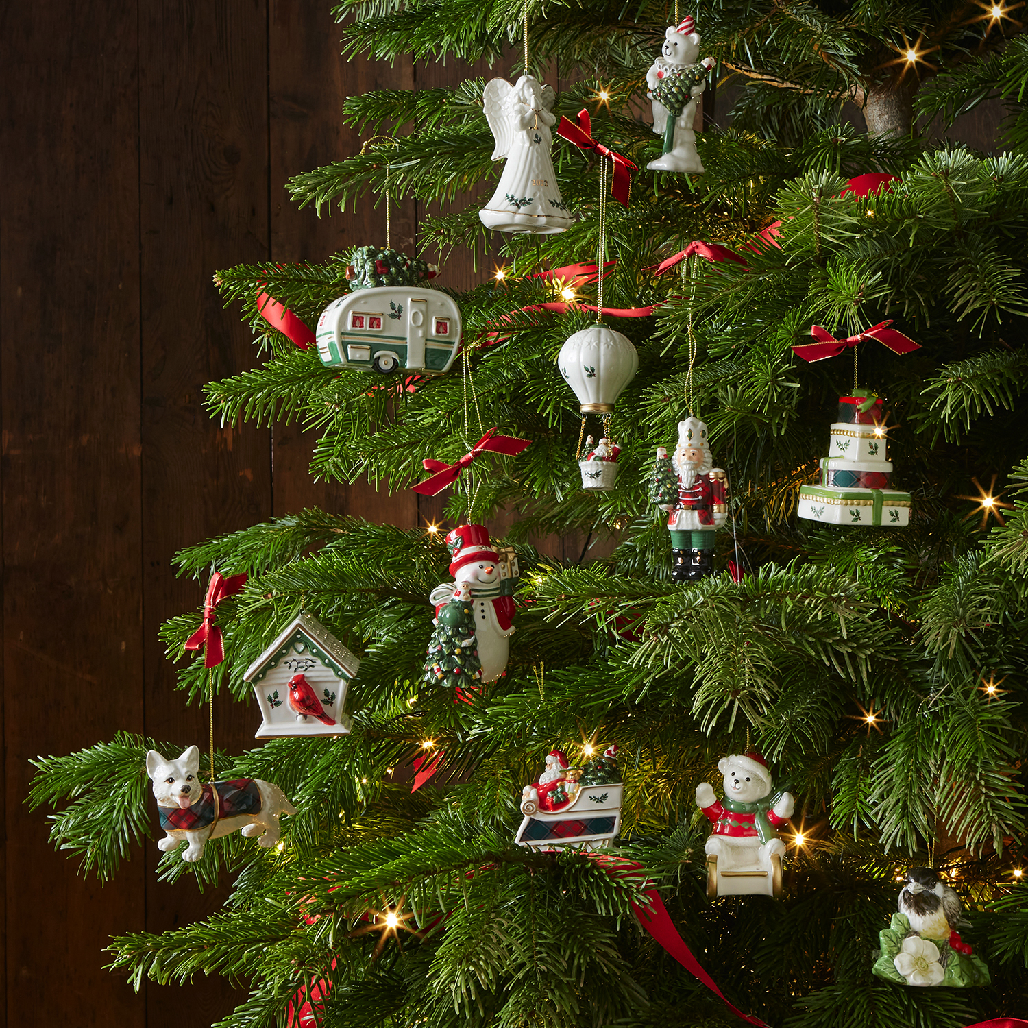 Christmas Tree Stacking Gifts Ornament image number null
